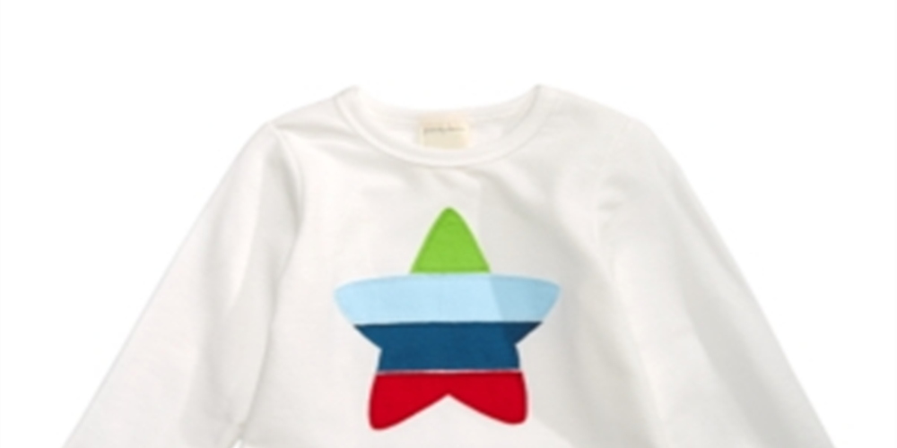Camiseta infantil Bold Star para meninos First Impressions, branca, tamanho 2T
