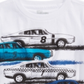 Camiseta infantil Epic Threads com estampa de carros antigos para meninos, tamanho 4T, branca
