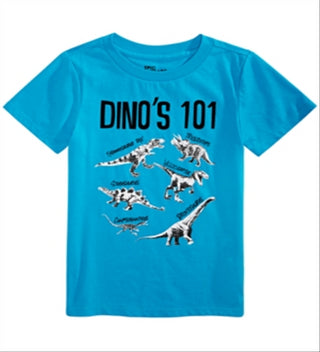 Epic Threads Little Boy's Dinos T-Shirt Blue Size 5