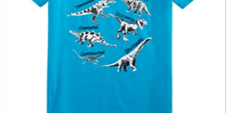 Camiseta infantil Epic Threads Little Boy's Dinos Azul Tamanho 5