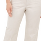 Calça feminina reta e cropped Charter Club, marrom, tamanho 18