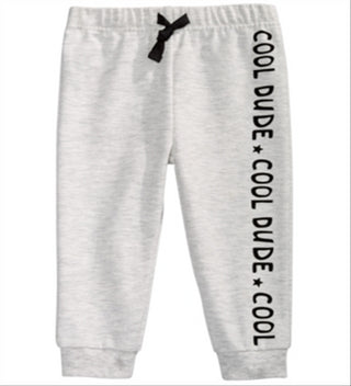 First Impressions Baby Boy's Cool Dude Jogger Pants Gray Size 24MOS