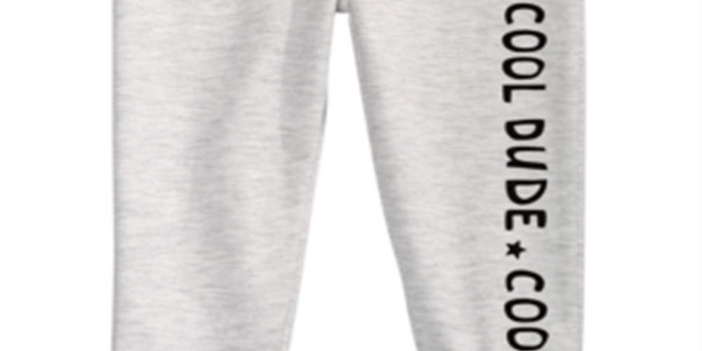 Calça jogger Cool Dude para meninos First Impressions, cinza, tamanho 24 MOS