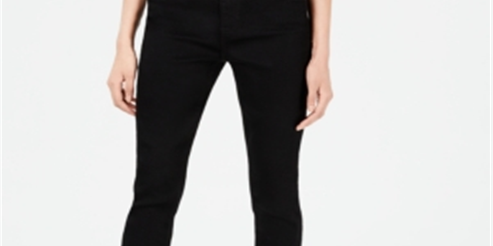 Calça jeans skinny push up de cintura alta Kendall + Kylie feminina, azul, tamanho 27