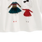 Camiseta de algodão estampada com irmãs First Impressions para meninas, tamanho 3T