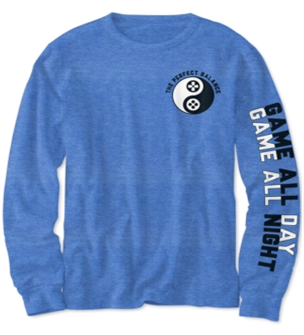 Camiseta Jem Big Boy's Perfect Balance Azul Tamanho Médio