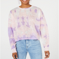 Camisa de manga comprida tie-dye Say What? Junior, rosa, tamanho G