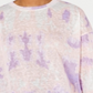Camisa de manga comprida tie-dye Say What? Junior, rosa, tamanho G