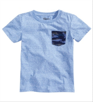 Epic Threads Toddler Boy's Camo Pocket T-Shirt Blue Size 4