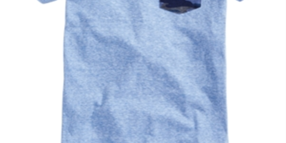 Camiseta infantil camuflada com bolso para meninos da Epic Threads, azul, tamanho 4