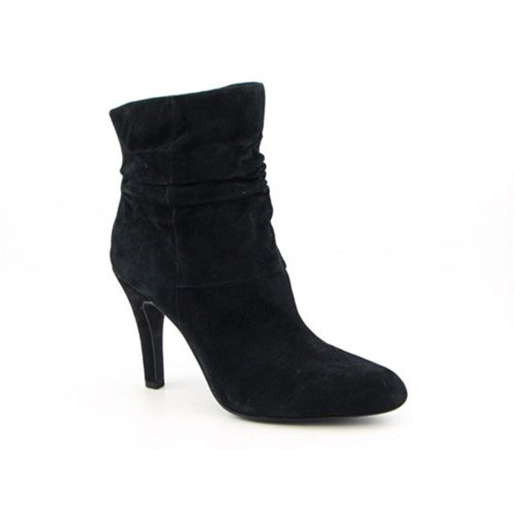 Botas femininas pretas de cano curto INC International Concepts Tangy, tamanho 6 M