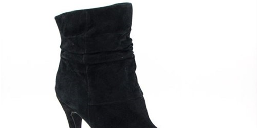 Botas femininas pretas de cano curto INC International Concepts Tangy, tamanho 6 M