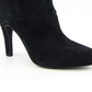 Botas femininas pretas de cano curto INC International Concepts Tangy, tamanho 6 M