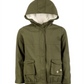 Jaqueta com capuz Epic Threads Big Girl's Glitter Star, verde, tamanho pequeno