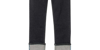 Calça jeans Calvin Klein Boy's Hampton Rinse Logo Cuff Straight Leg Azul Tamanho 16