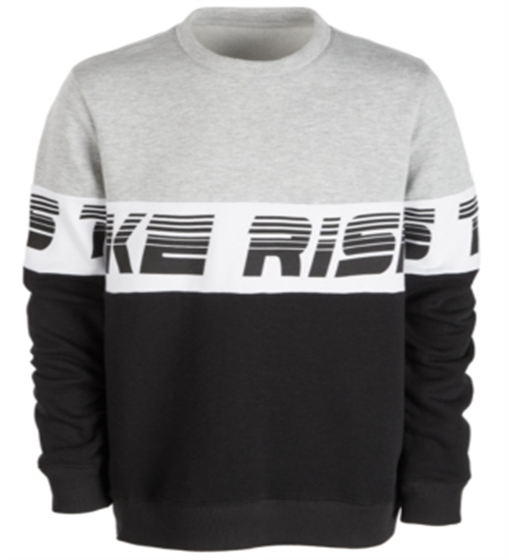 Moletom Ideology Big Boy's Colorblocked Preto Tamanho X-Grande