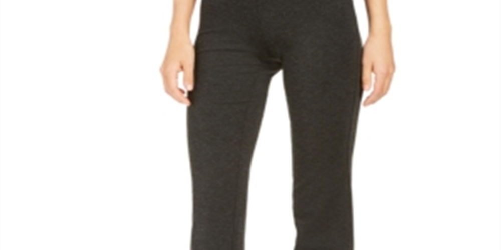 Calças femininas estilo &amp; co bootcut ponte cinza tamanho pequeno