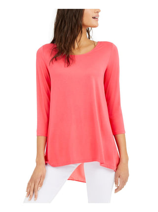 Top Alfani Feminino com Costas Trançadas Rosa Tamanho XL