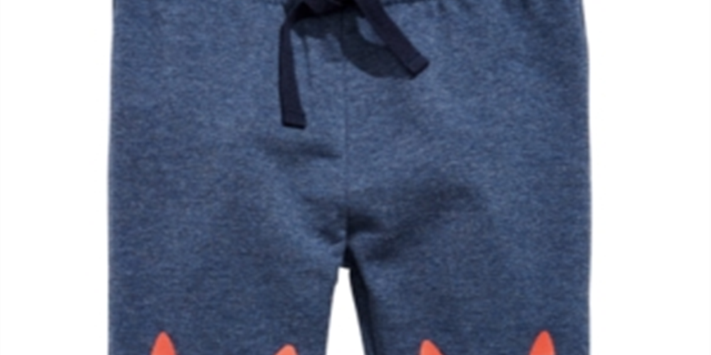 Calça Jogger Fox para Menino First Impressions Azul Tamanho 3-6M