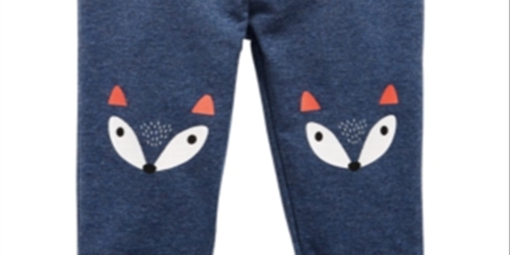 Calça Jogger Fox para Menino First Impressions Azul Tamanho 3-6M