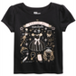 Camiseta estampada infantil Epic Threads Magical Essentials para meninas, preta, tamanho 6X
