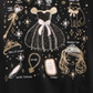 Camiseta estampada infantil Epic Threads Magical Essentials para meninas, preta, tamanho 6X