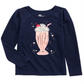 Camiseta infantil feminina Milkshake da Epic Threads, azul, tamanho 2T