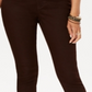 Calças jegging femininas Style &amp; Co, marrom, tamanho pequeno, G