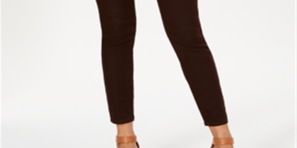 Calças jegging femininas Style &amp; Co, marrom, tamanho pequeno, G