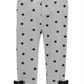Legging infantil com estampa de bolinhas e pied-de-poule First Impressions, tamanho 4T, branca