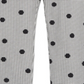Legging infantil com estampa de bolinhas e pied-de-poule First Impressions, tamanho 4T, branca