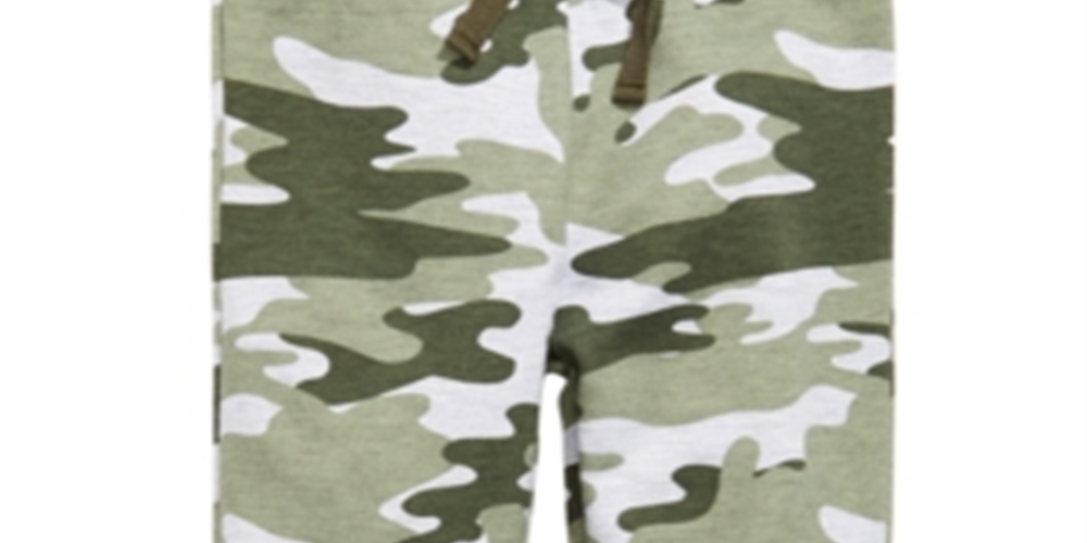 Calça jogger camuflada infantil First Impressions para meninos, cinza, tamanho 24 meses
