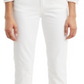 Calça jeans Levi's Boyfriend com acabamento em tachas, branca, tamanho 6-W28