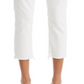 Calça jeans Levi's Boyfriend com acabamento em tachas, branca, tamanho 6-W28
