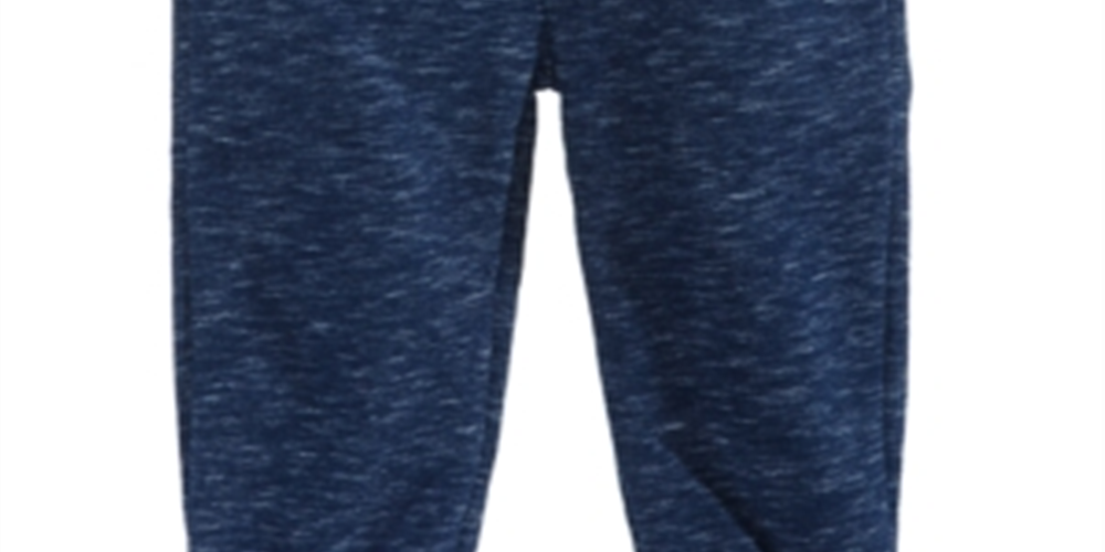 Calça jogger mesclada infantil First Impressions para meninos, azul, tamanho 3T