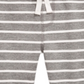 Calça jogger listrada para meninos First Impressions, cinza, tamanho 3-6 meses