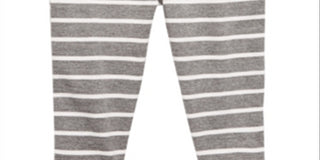 First Impressions Baby Boy's Striped Jogger Pants Gray Size 3-6MOS