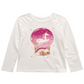 Camiseta infantil globo de neve unicórnio da Epic Threads, tamanho 6, branca