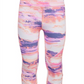 Legging Capri Ideology Infantil para Meninas com Estampa de Deserto e Gaiola Roxa Tamanho 3T