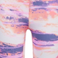 Legging Capri Ideology Infantil para Meninas com Estampa de Deserto e Gaiola Roxa Tamanho 3T