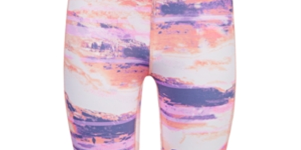 Legging Capri Ideology Infantil para Meninas com Estampa de Deserto e Gaiola Roxa Tamanho 3T