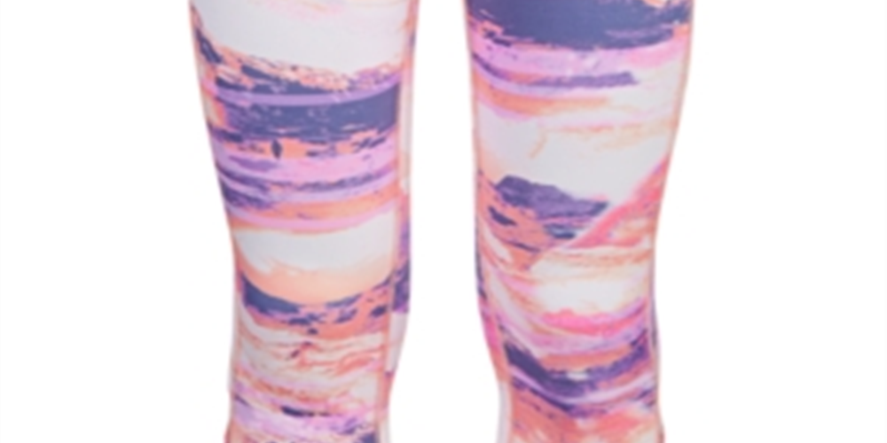 Legging Capri Ideology Infantil para Meninas com Estampa de Deserto e Gaiola Roxa Tamanho 3T