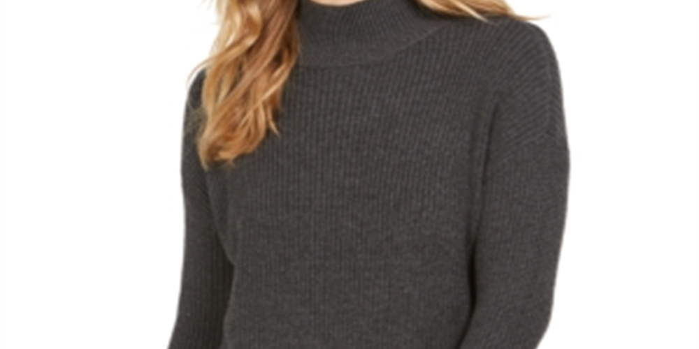 Suéter feminino de gola alta Style &amp; Co, preto, tamanho extragrande