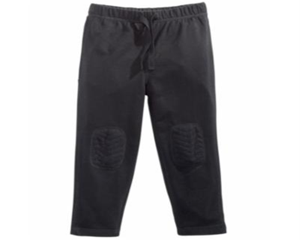 Calças de remendo no joelho para meninos First Impressions Toddler Pretas Tamanho 4T