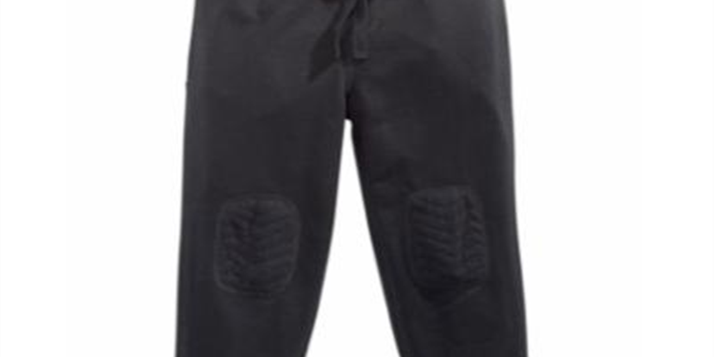 Calças de remendo no joelho para meninos First Impressions Toddler Pretas Tamanho 4T