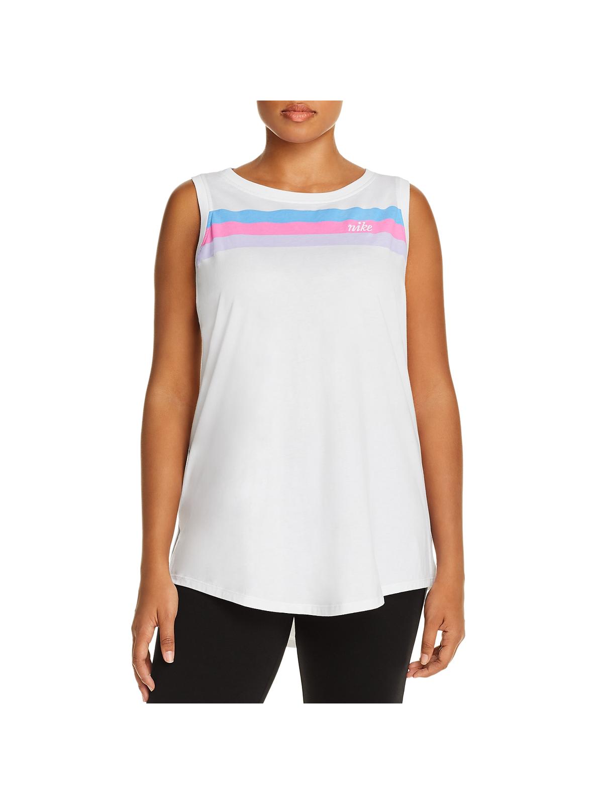 Camiseta regata Nike Fitness Running Feminina Branca Tamanho 2X