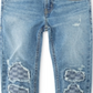 Calça jeans Levi's Big Boy's Taper Fit Sneaker Azul Tamanho 16