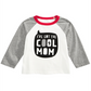 Camiseta de algodão estampada Cool Mom para meninos First Impressions, branca, tamanho 3-6 meses