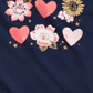 Camiseta infantil Epic Threads com estampa de corações para meninas, azul, tamanho 3T