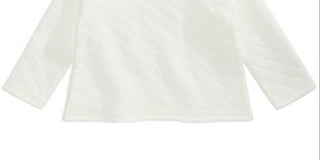 First Impressions Baby Girl's Quilted Sweater White Size 6-9MOS